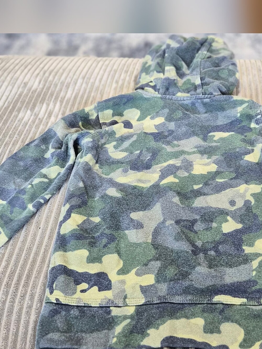 Nike Kids Camouflage Full-Zip Fleece Hoodie Size XS 4/5 - Picture 2 of 3